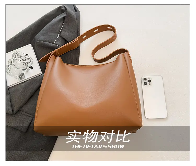 2025 Retro Brown Tote Bag for Women Large Capacity — feature 8
