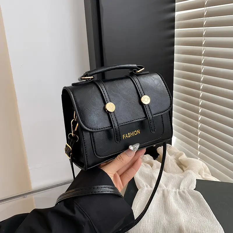 2025 Crossbody Bag Women Brown Black White Leather - Image 6