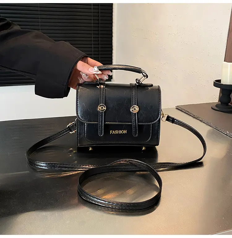 2025 Crossbody Bag Women Brown Black White Leather — feature 13