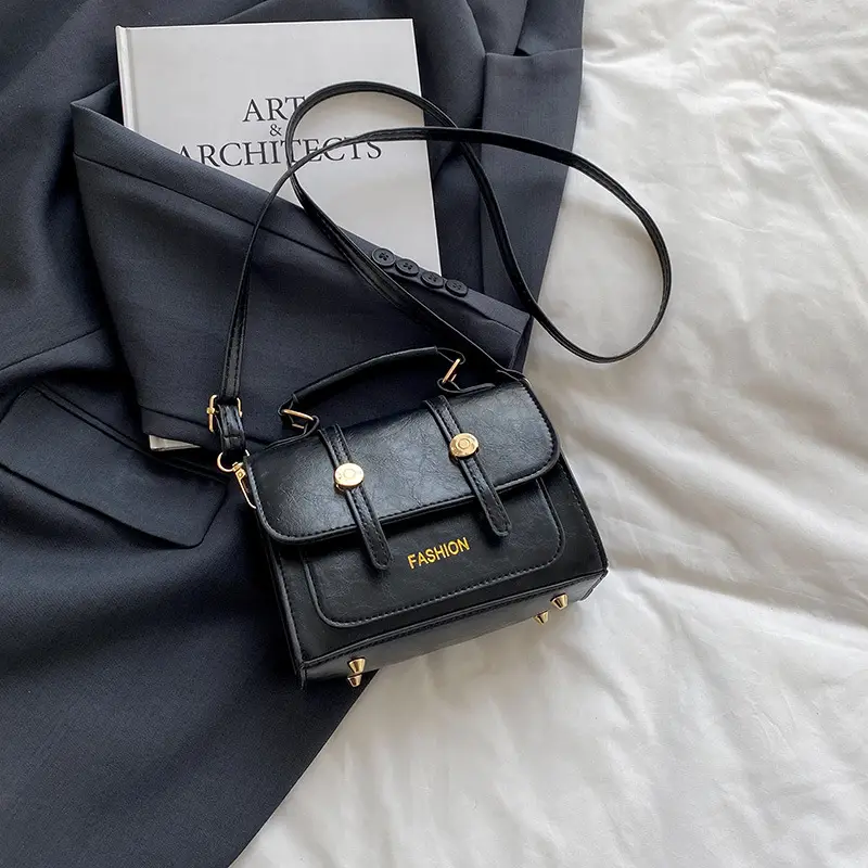 2025 Crossbody Bag Women Brown Black White Leather - Image 4