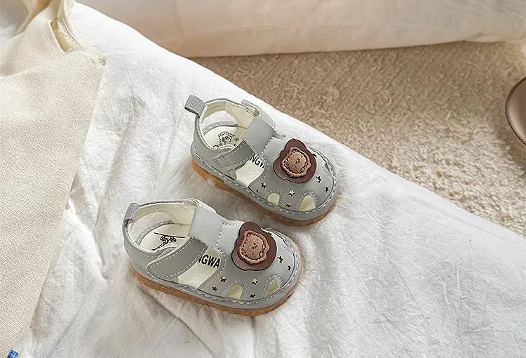 Summer new baby baby shoes boys soft bottom toddler shoes cartoon call shoes baby sandals wholesale generation — feature 2