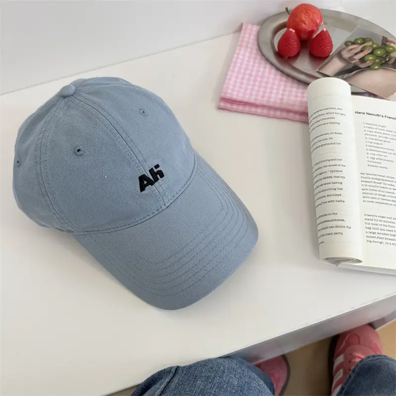 Women's AFH Embroidered Baseball Caps Red Brown Grey - Image 11