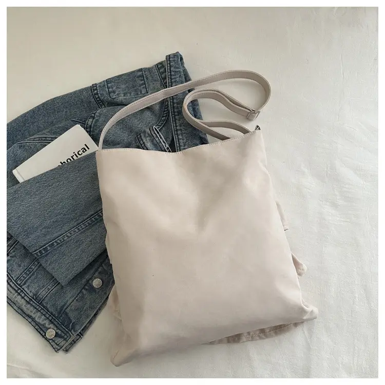 Women's Pleated New Tote Bag Korean Style Beige — feature 6