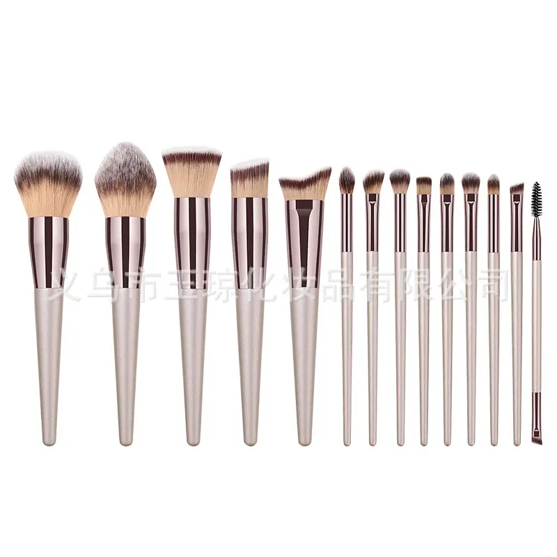 33-Piece Pink Makeup Brushes Set for Foundation, Powder, & Eyeshadow - Image 20