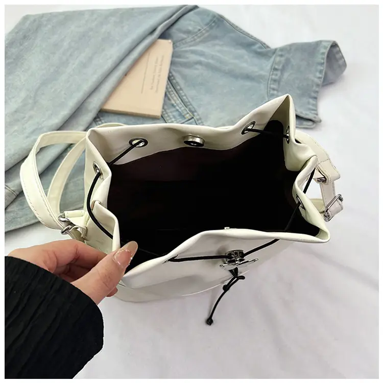 Fashion Western Bucket Bags Red Black Brown White — feature 29