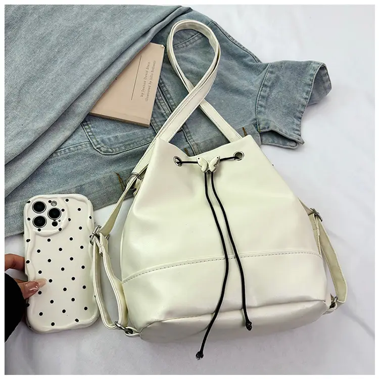 Fashion Western Bucket Bags Red Black Brown White — feature 31