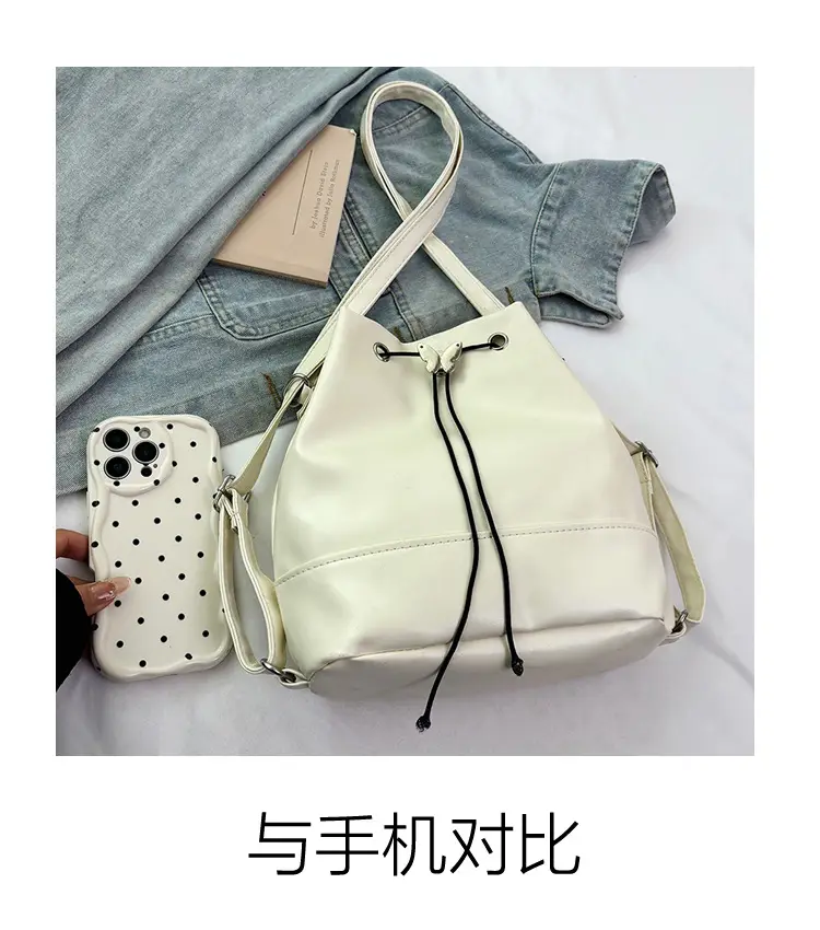 Fashion Western Bucket Bags Red Black Brown White — feature 5