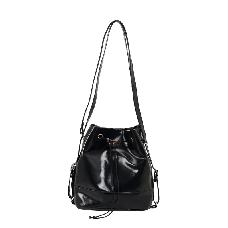 Fashion Western Bucket Bags Red Black Brown White - Image 2