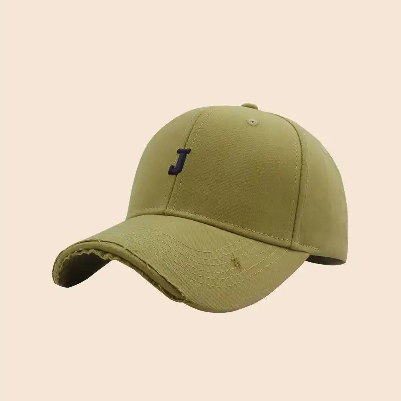 Women Baseball Cap Black Embroidered Retro Washed - Image 2