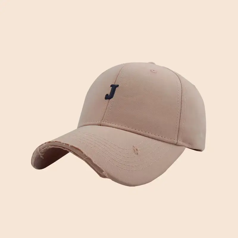 Women Baseball Cap Black Embroidered Retro Washed - Image 6