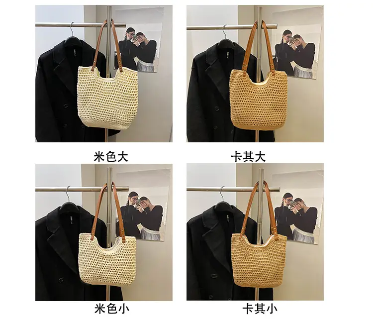Cotton Woven Beach Bag for Women Large Capacity — feature 5