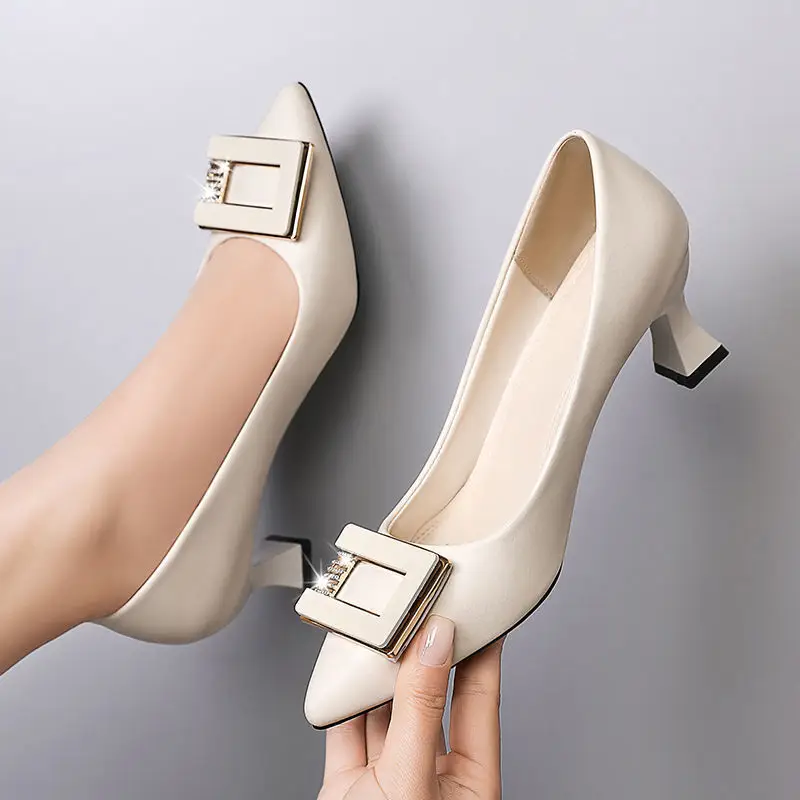 Black Pointed Toe High Heel Women Shoes 2026 - Image 2