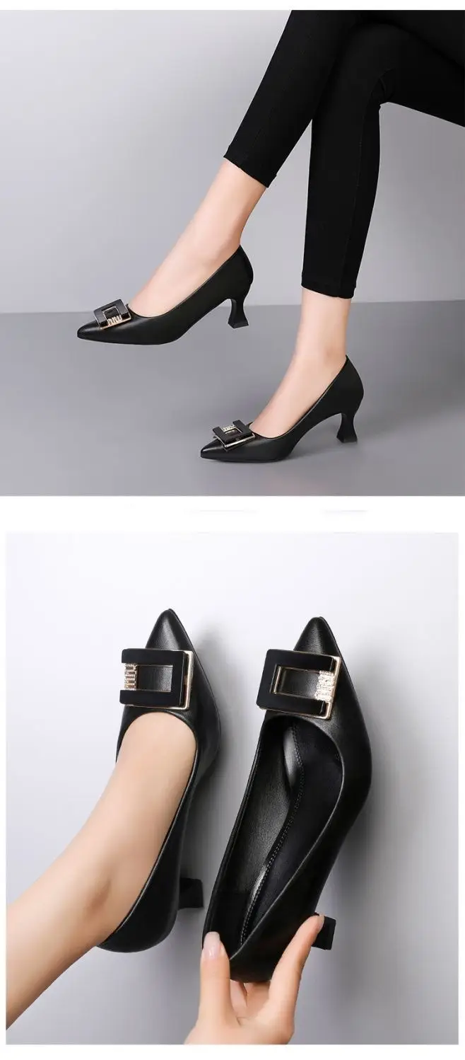 Black Pointed Toe High Heel Women Shoes 2026 â feature 10