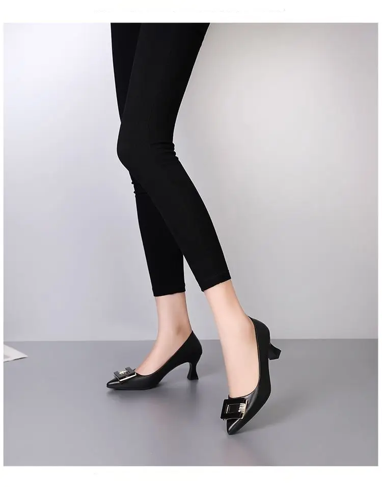 Black Pointed Toe High Heel Women Shoes 2026 â feature 11