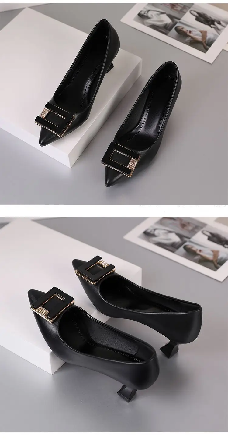 Black Pointed Toe High Heel Women Shoes 2026 â feature 14
