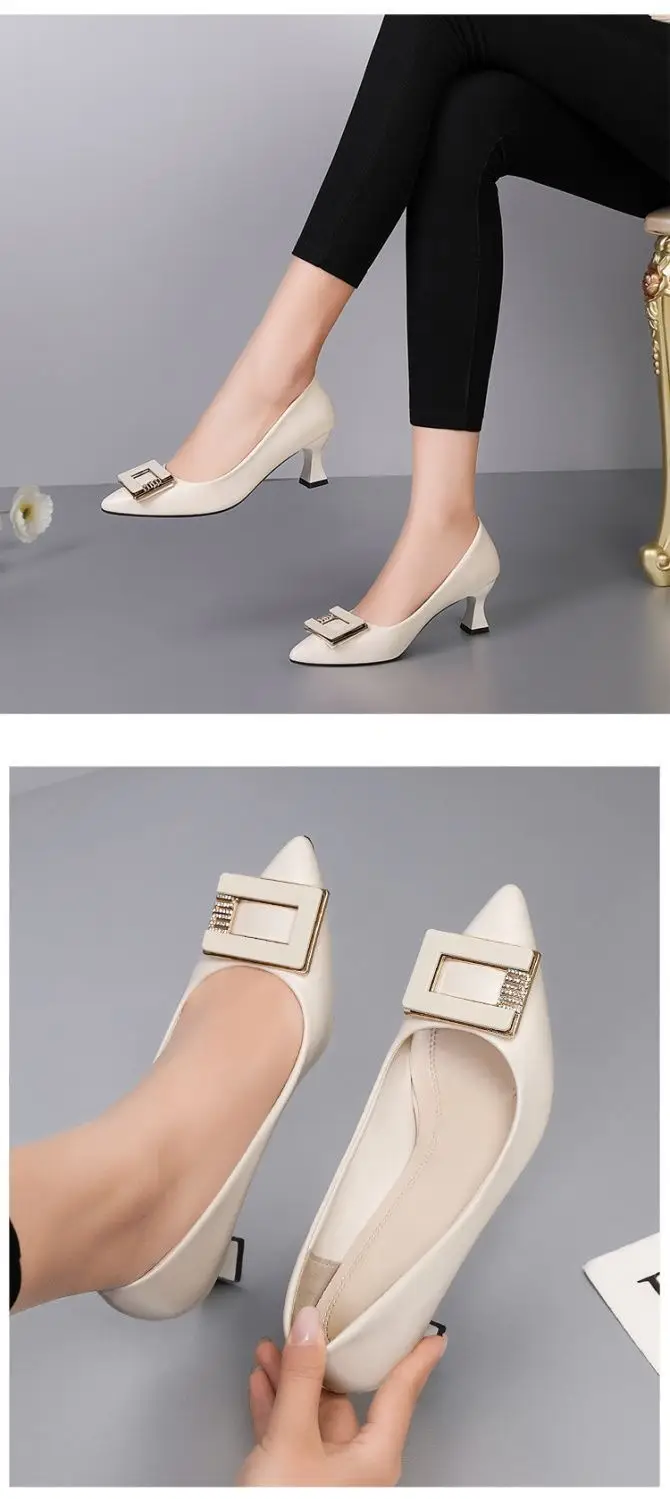 Black Pointed Toe High Heel Women Shoes 2026 â feature 7