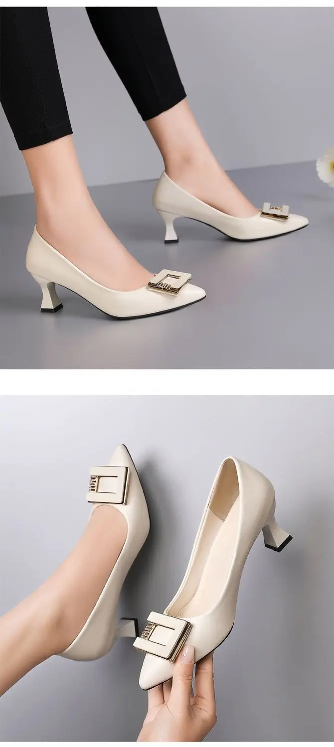 Black Pointed Toe High Heel Women Shoes 2026 â feature 9