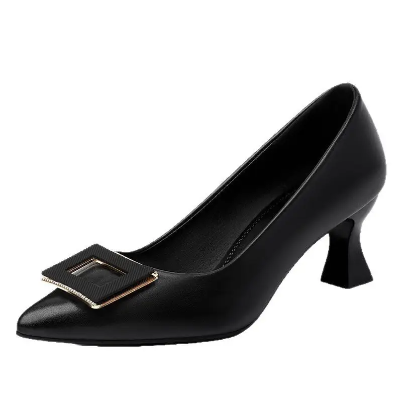 Black Pointed Heel Women's Wedding Shoes 2026 - Image 5