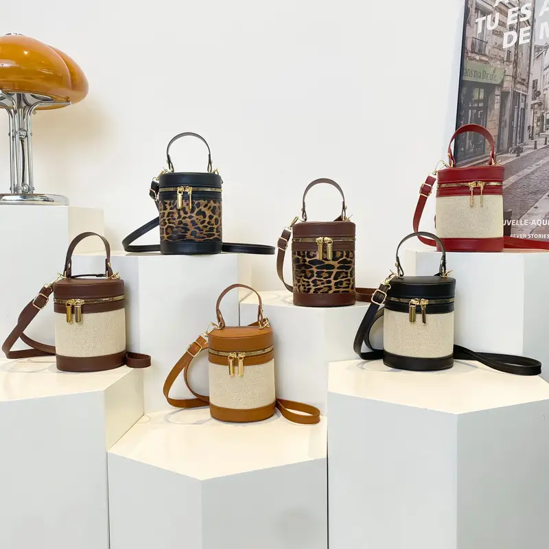 Women's Contrast Stitching Shoulder Bags 2025 Spring New - Image 7
