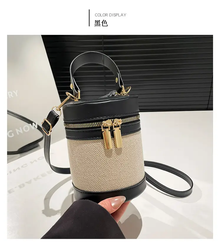 Women's Contrast Stitching Shoulder Bags 2025 Spring New — feature 22