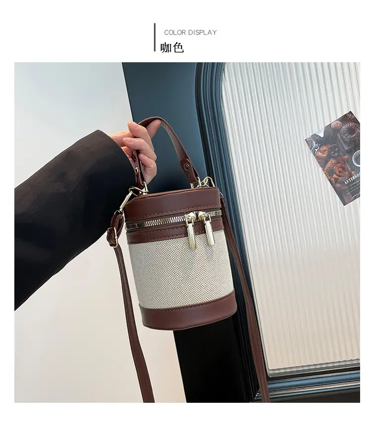 Women's Contrast Stitching Shoulder Bags 2025 Spring New — feature 24