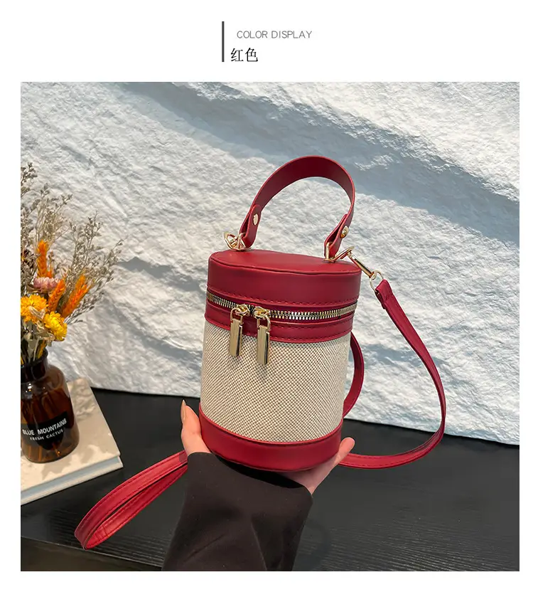 Women's Contrast Stitching Shoulder Bags 2025 Spring New — feature 25