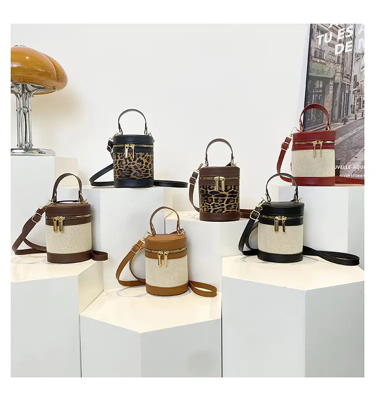 Women's Contrast Stitching Shoulder Bags 2025 Spring New — feature 28
