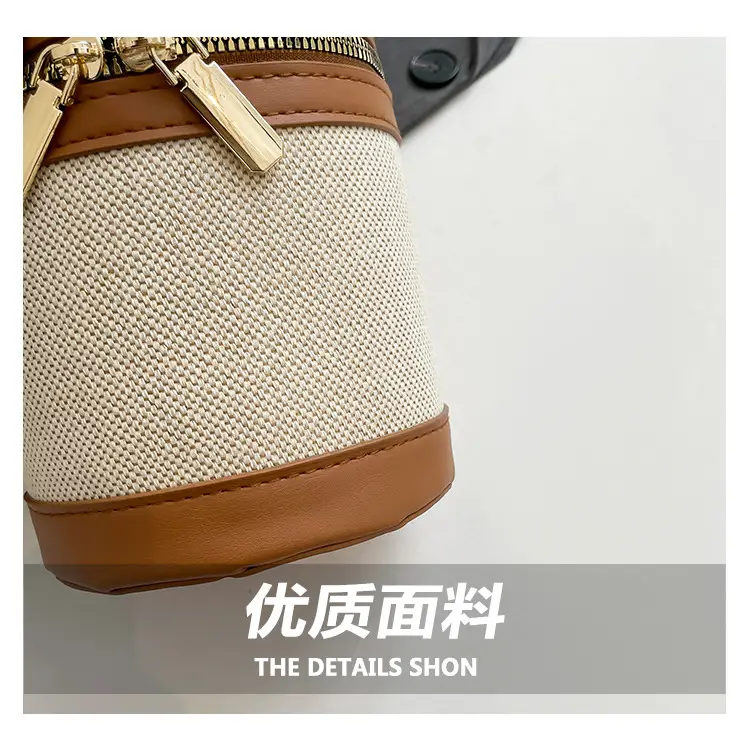 Women's Contrast Stitching Shoulder Bags 2025 Spring New — feature 5