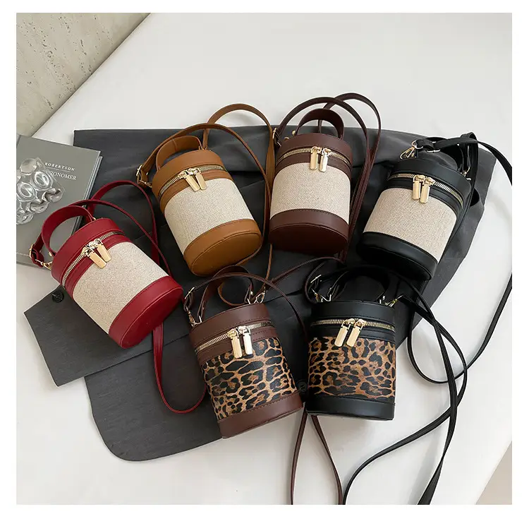Women's Contrast Stitching Shoulder Bags 2025 Spring New — feature 8