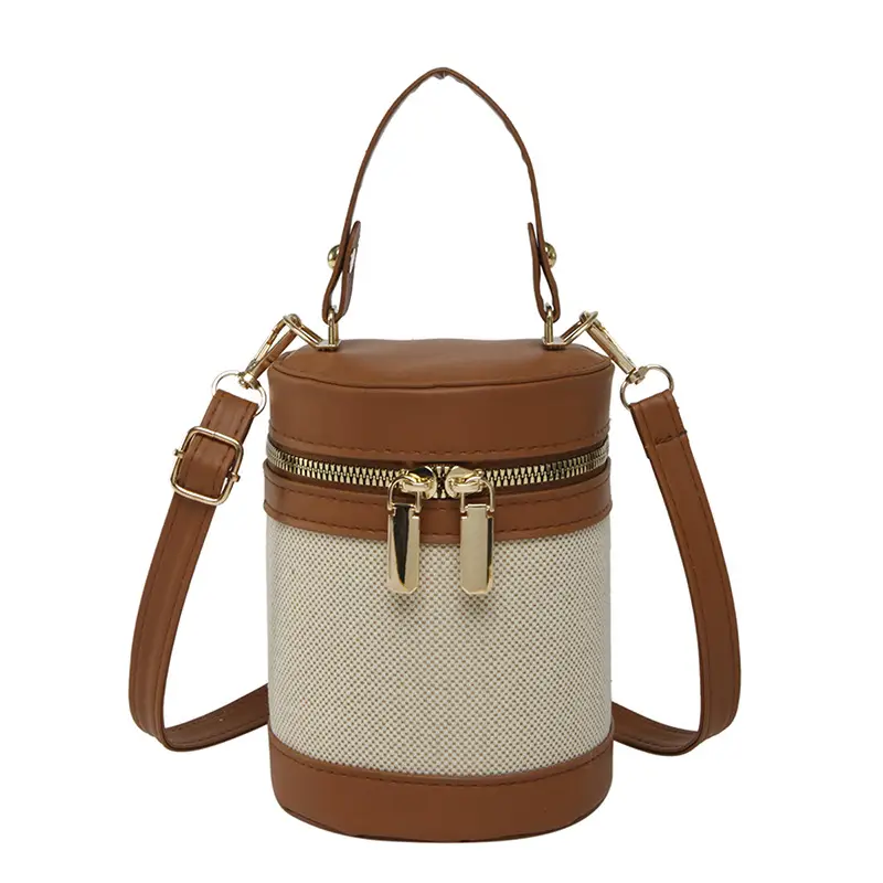 Women's Contrast Stitching Shoulder Bags 2025 Spring New - Image 4