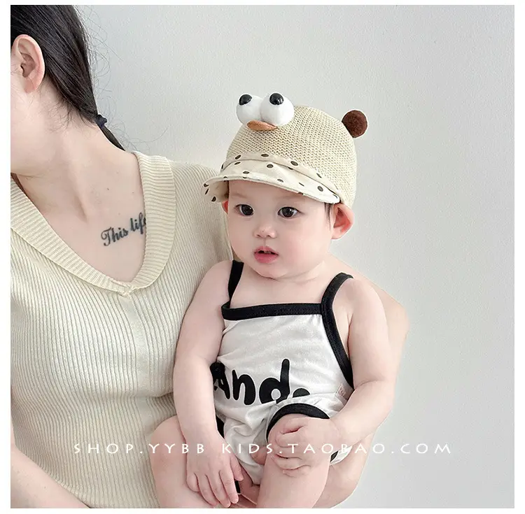 Baby Bear Hat with Eyes for Boys Girls Summer Wear — feature 2