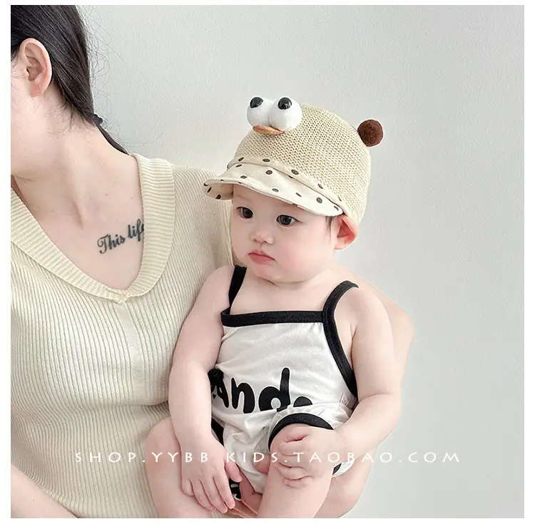 Baby Bear Hat with Eyes for Boys Girls Summer Wear — feature 5