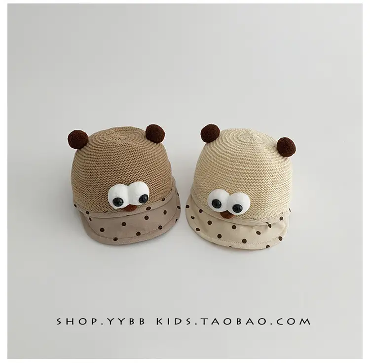 Baby Bear Hat with Eyes for Boys Girls Summer Wear — feature 7