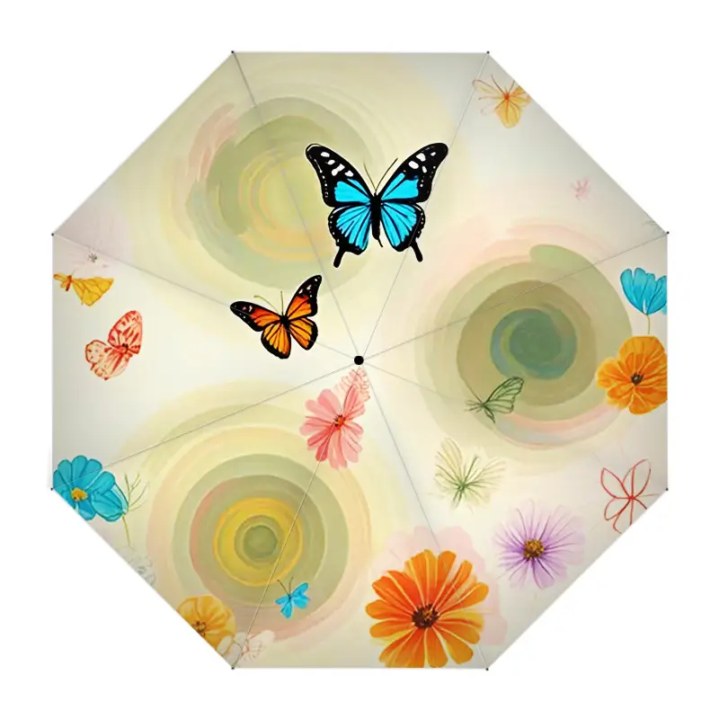 Portable Folding Umbrella Dual Use Sun Rain 50% Off - Image 8