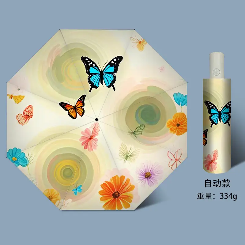 Portable Folding Umbrella Dual Use Sun Rain 50% Off — feature 4