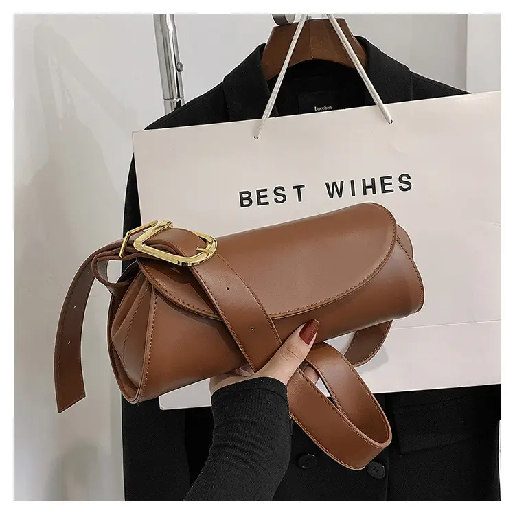 Brown Leather Crossbody Bag for Women 2026 - Image 2