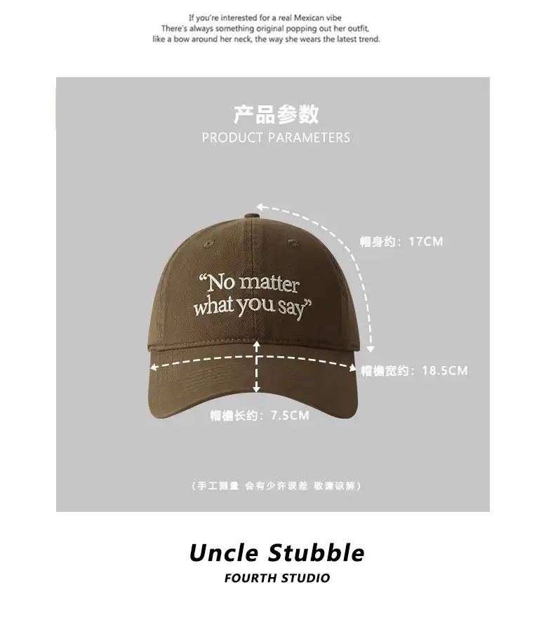 Uncle Stubble Black Cap No Matter What You Say — feature 2