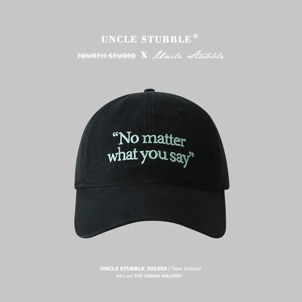 Uncle Stubble Black Cap No Matter What You Say - Image 4