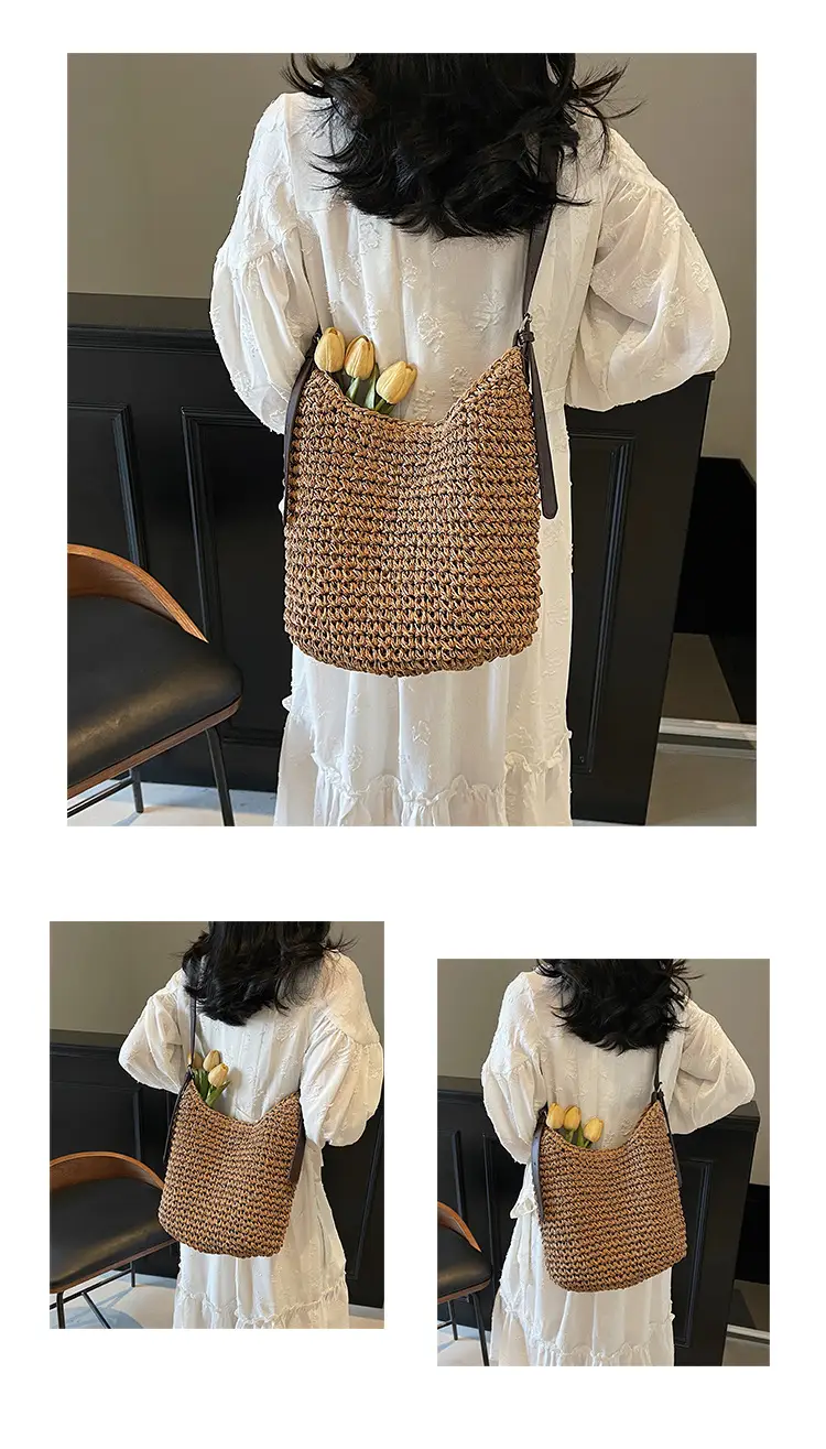 Women Straw Shoulder Bag Large Capacity 2026 — feature 10