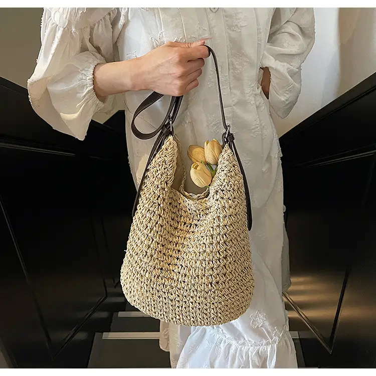 Women Straw Shoulder Bag Large Capacity 2026 — feature 14