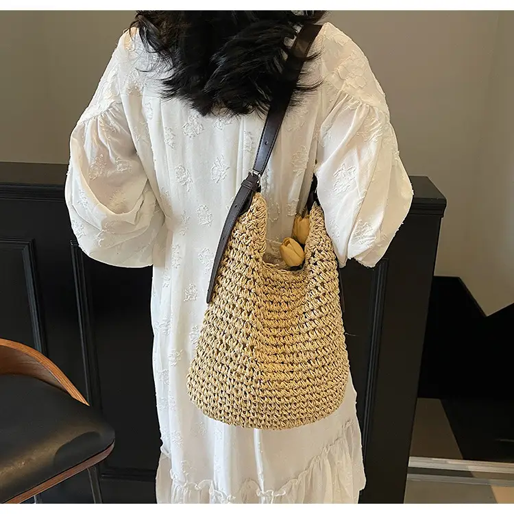 Women Straw Shoulder Bag Large Capacity 2026 — feature 15