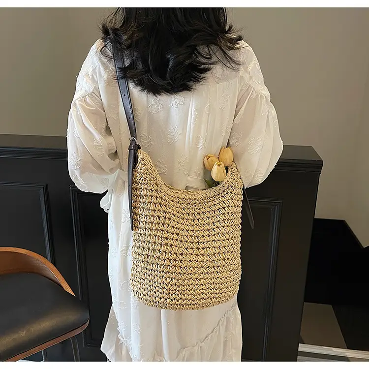 Women Straw Shoulder Bag Large Capacity 2026 — feature 16
