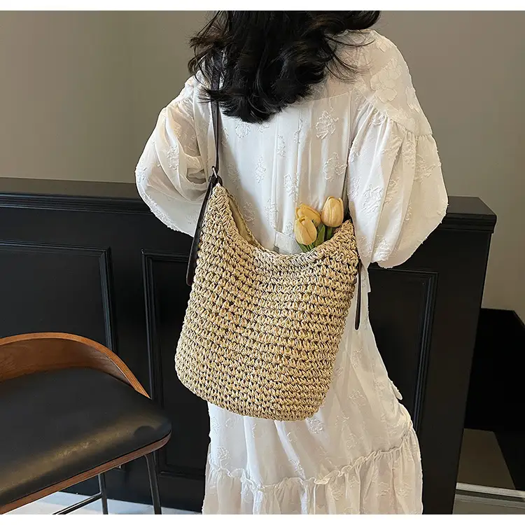 Women Straw Shoulder Bag Large Capacity 2026 — feature 17