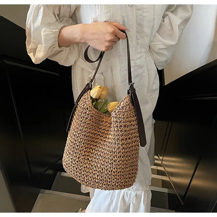Women Straw Shoulder Bag Large Capacity 2026 — feature 19