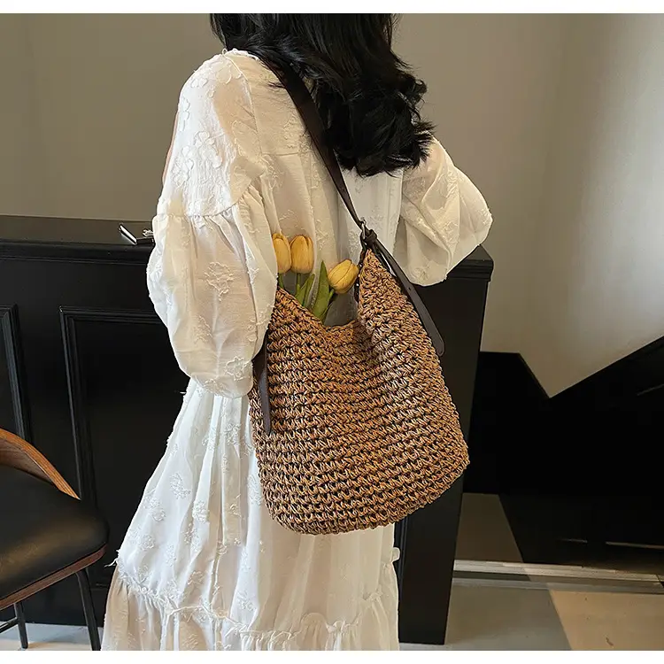 Women Straw Shoulder Bag Large Capacity 2026 — feature 21