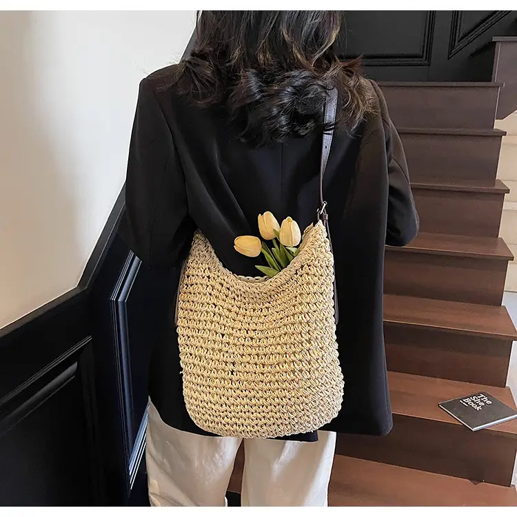 Women Straw Shoulder Bag Large Capacity 2026 — feature 23
