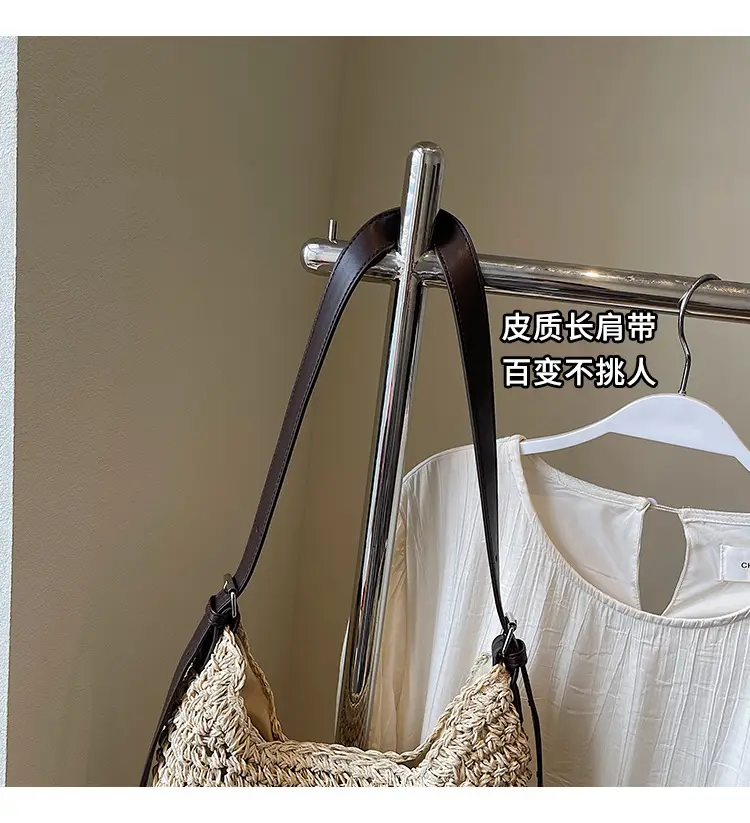 Women Straw Shoulder Bag Large Capacity 2026 — feature 3