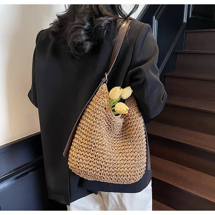 Women Straw Shoulder Bag Large Capacity 2026 — feature 31