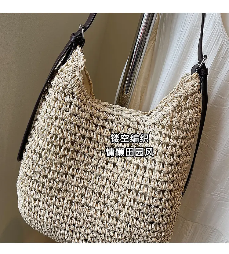 Women Straw Shoulder Bag Large Capacity 2026 — feature 4