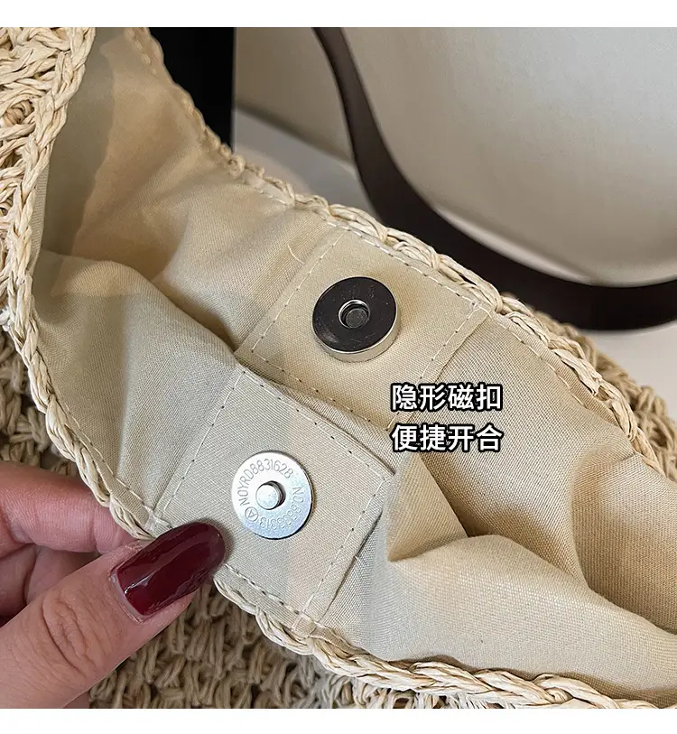 Women Straw Shoulder Bag Large Capacity 2026 — feature 5
